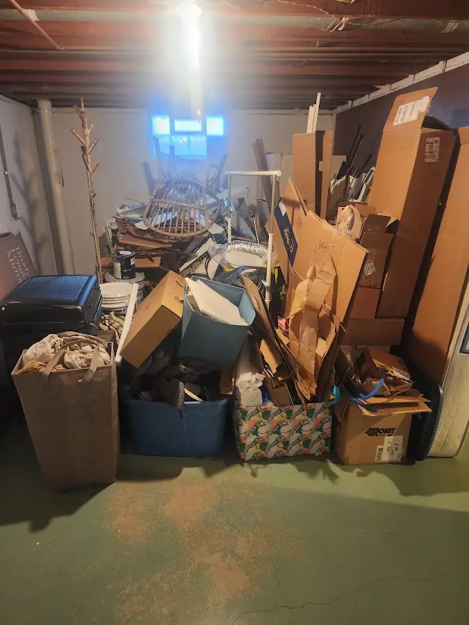 Roll-off dumpster container at job site for Construction Dumpster Rental in Huntington Park